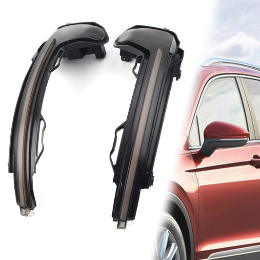 LED Side Mirror Dynamic Turn Signal Sequential Light for VW for Tiguan MK2 2017-2018