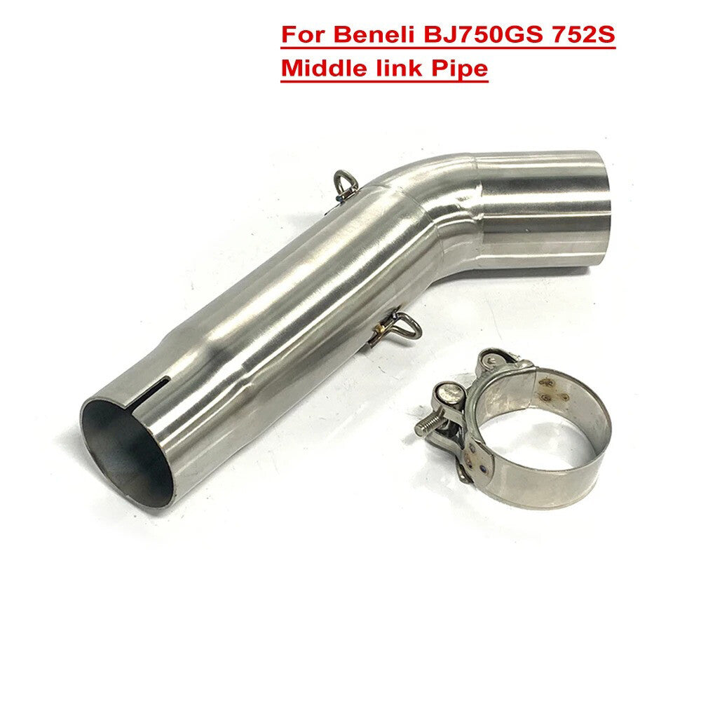 Benelli 752S 2019+ 51mm Stainless Steel Exhaust Mid Link Pipe Direct Motorcycle