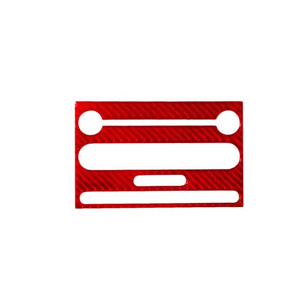 2X Carbon Fiber Front Door Mode Switch Cover Trim For Rogue 2014-2016 v