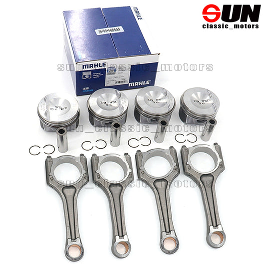 Engine pistons, rings, and connecting rods, 82.51 mm x 21 mm, are suitable for Audi 2.0 TFSI EA888-