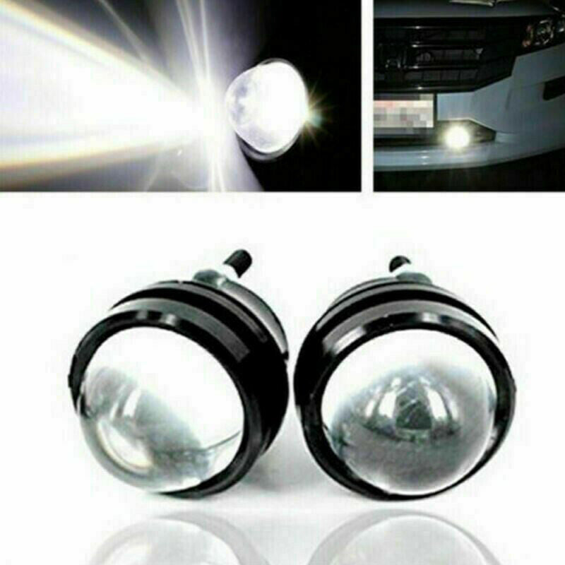 2¡ÁLED Fish Eye 12V 5W Practical Car Reversing Fog Light Daytime Running DRL Bulb v