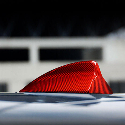 Real Carbon Fiber Antenna Roof Shark Fin Cap Cover for BMW X3 X5 X6 F25 E70 E71