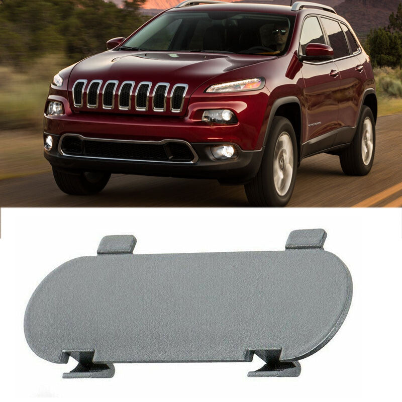 1pc Roof Rrack Side Guide Cover Gray ABS for Jeep Cherokee 2014-2019 v