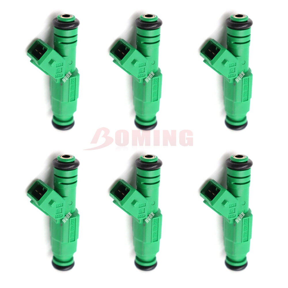 6PCS 0280155968 Fuel Injectors For GM for Ford TBI LT1 LS1 LS6 V8 440cc EV1 for Chevy