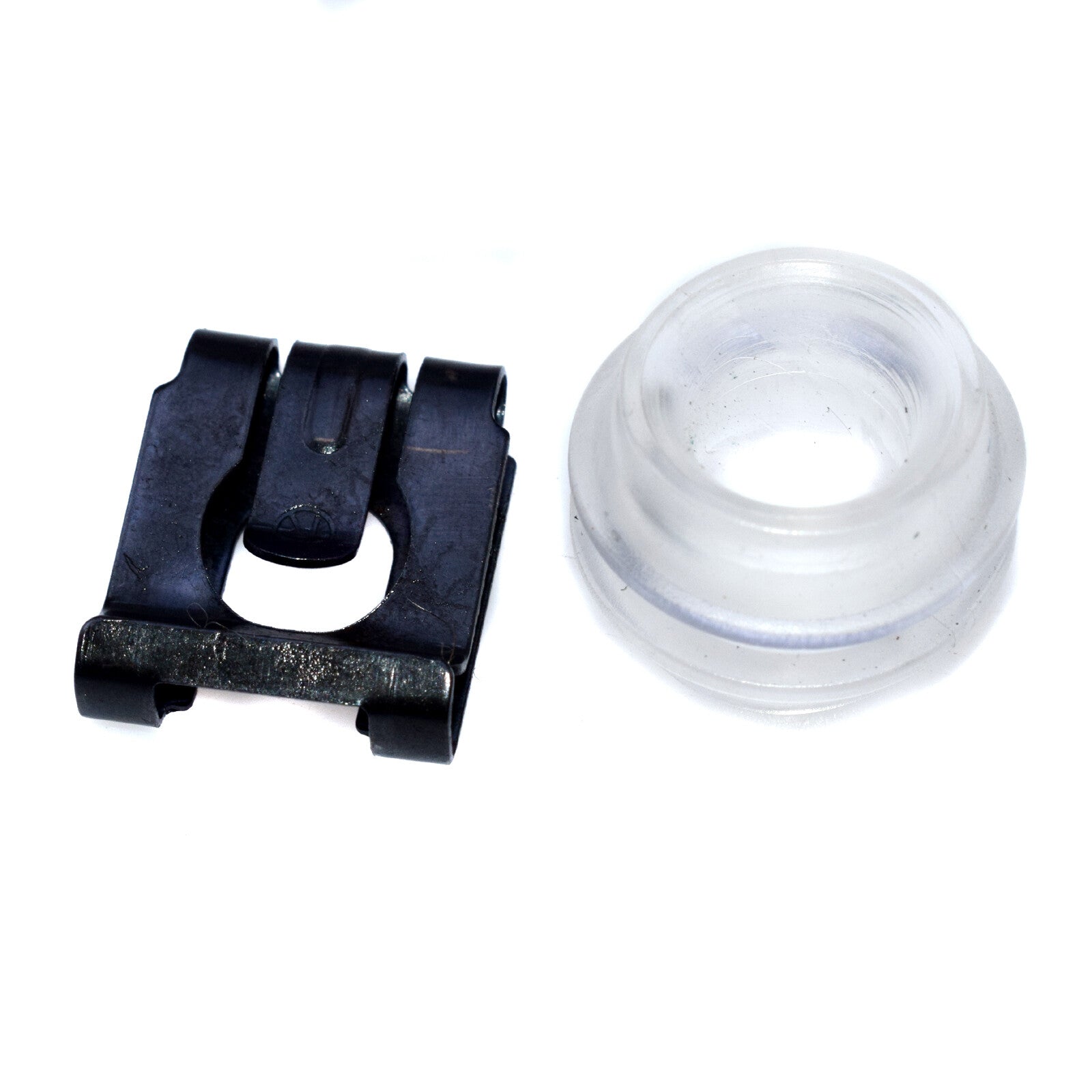 Shift linkage bushing with clips for Mercedes W111 and W123 automatic transmissions. n