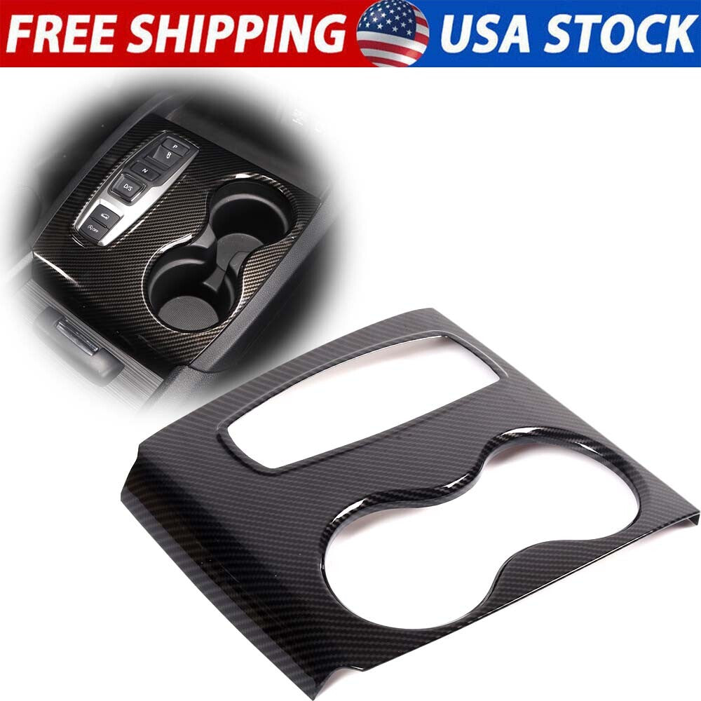 Carbon ABS Center Armrest Box Protector Cover Trim for Honda for Civic 11th 2022 Upper- v