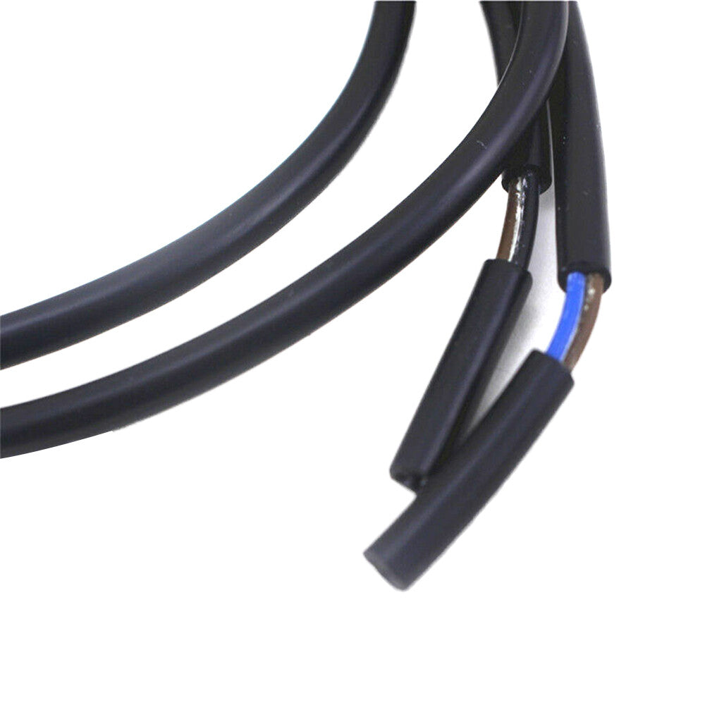12V DC Blue LED Indicator+Dual Manual-Return Button Motorcycle Handlebar Switch Q