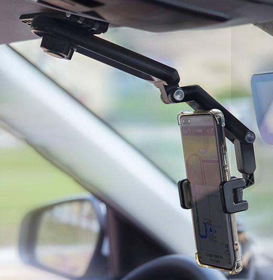 Car Sun Visor Mount Stand Holder Auto Interior Accessories For 4-7in Cell Phone