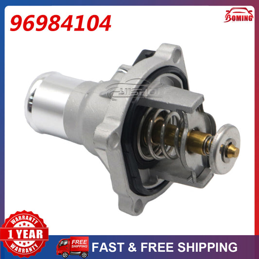 for Chevy Aveo for Cruze Sonic w/Housing Engine Coolant Thermostat Assembly 96984104 Q
