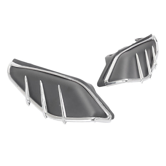 2x Mid-Frame for Seat Engine Heat Deflectors Trim Fit for Harley Touring 2009-16