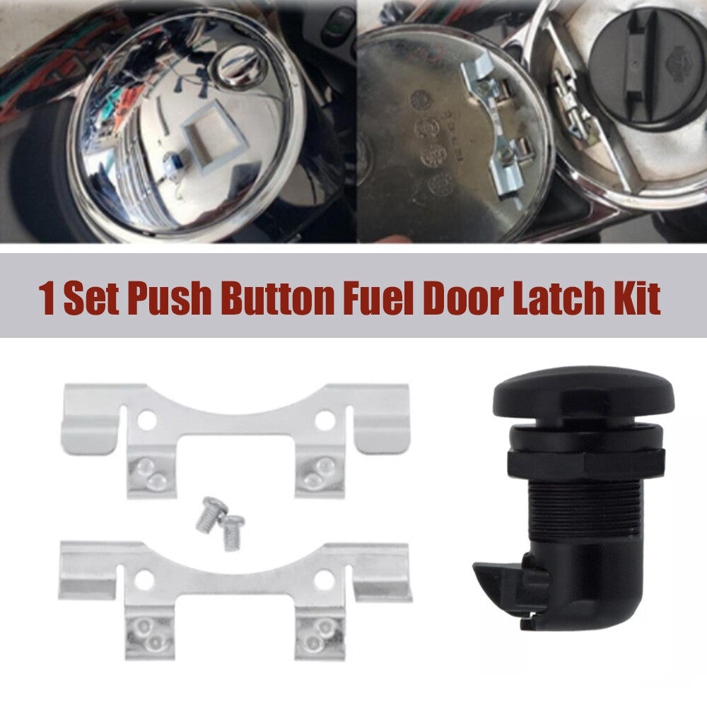 Motorcycle fuel latch button gas cap for Harley Touring Electra Glide- n