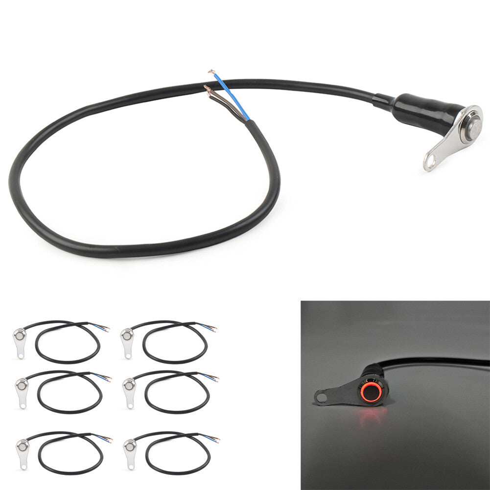 Switch ON/OFF Handlebar Mount Push Button 12V Headlight Fog Light Q
