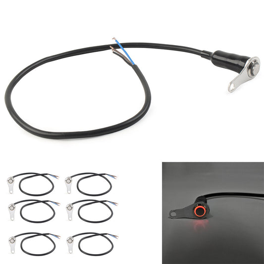 Switch ON/OFF Handlebar Mount Push Button 12V Headlight Fog Light Q
