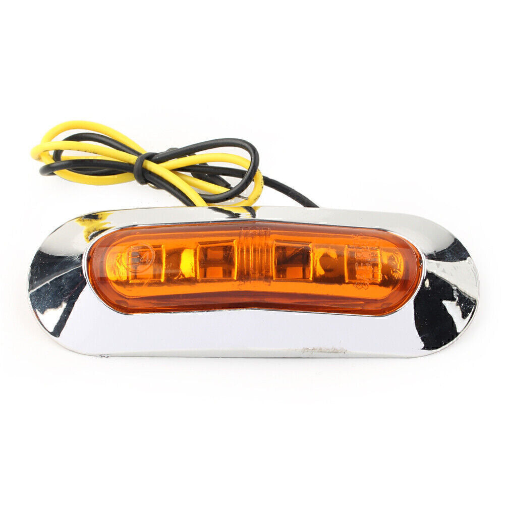 1x LED Side Clearance Marker Light For Car Truck Trailer Pickup 12V 24V