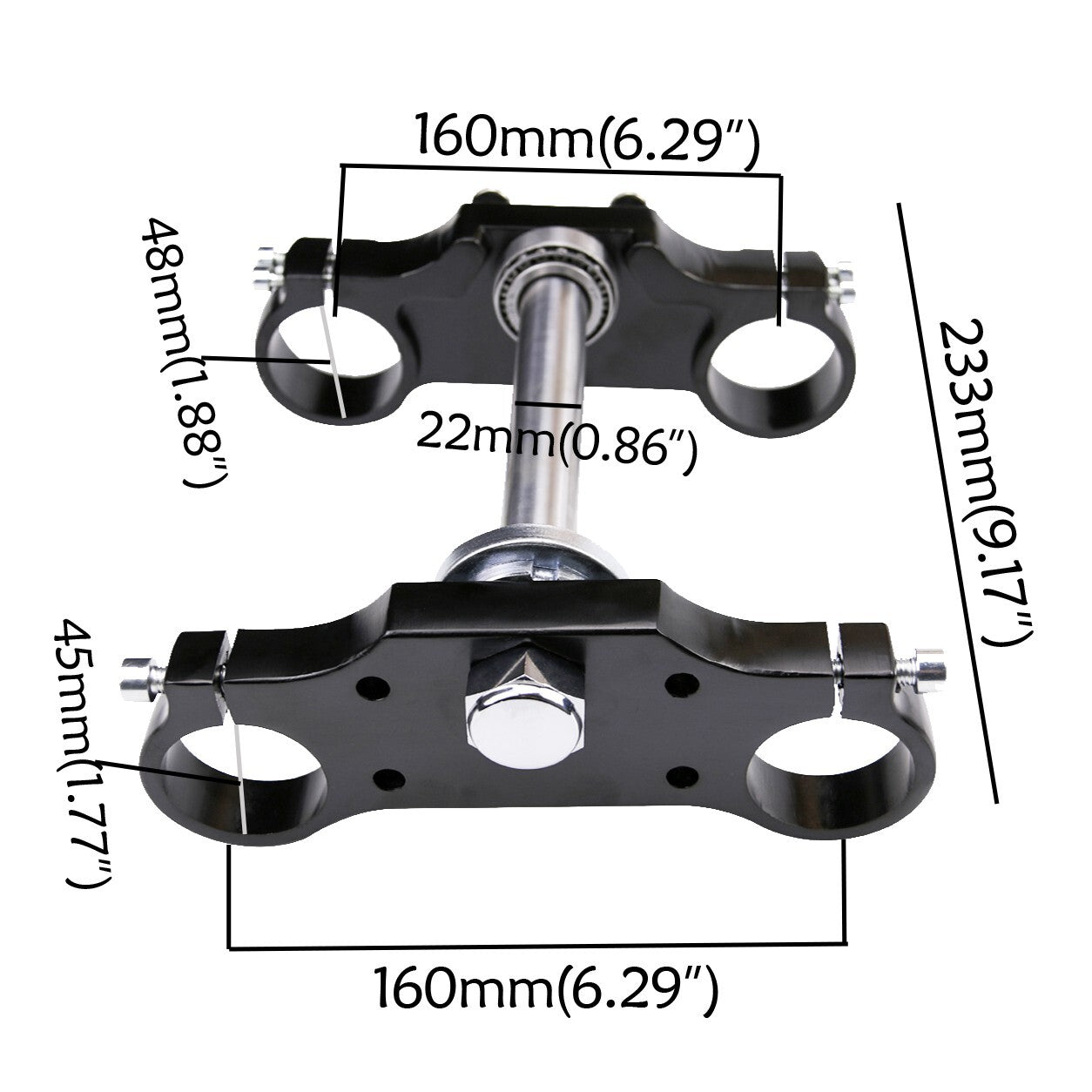 Heavy Duty Fork Triple Tree Clamps Thumpstar 110cc 125cc 140cc PIT PRO DIRT BIKE