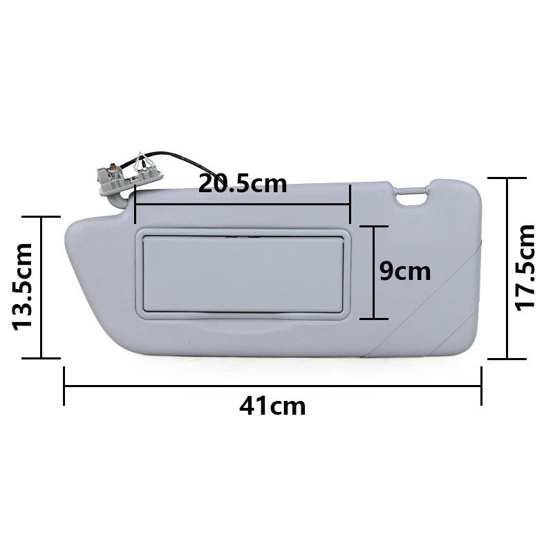 Car Sun Visor Accessories for Citroen C5 for Peugeot 2008 3008 308S With Light