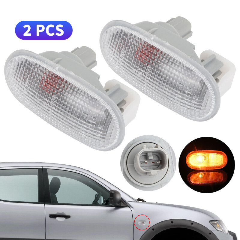 2Pcs Turn Signal Side Marker Light for Mitsubishi Lancer Mirage Montero Pajero