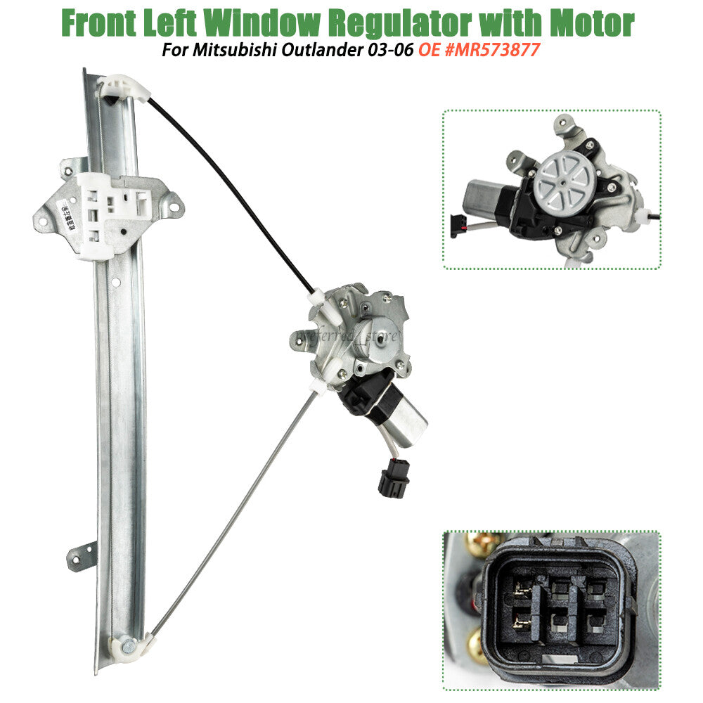 Power window adjuster for Outlander 2003 - 2006, front left side - v