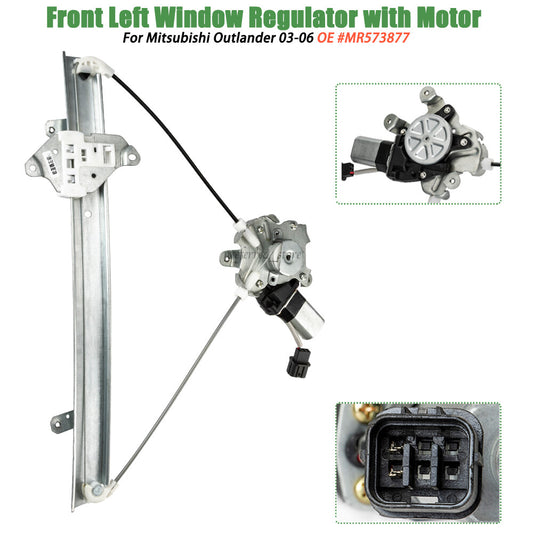 Power window adjuster for Outlander 2003 - 2006, front left side - v