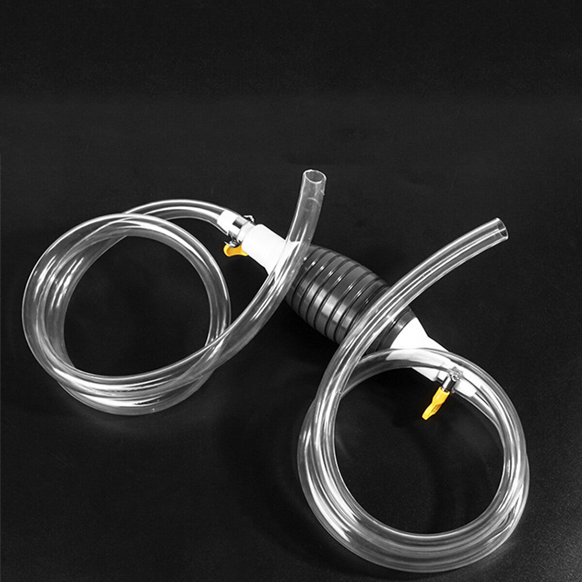 Manual Hand Siphon Barrel Pump Hose Fuels Petrol Syphon Transfer Oil Easy Tools