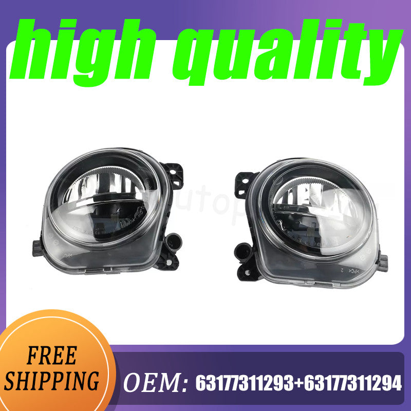 2-pack of LED front fog lights suitable for 2014-2017 for BMW 5 Series F10 F07 LCI CT GT