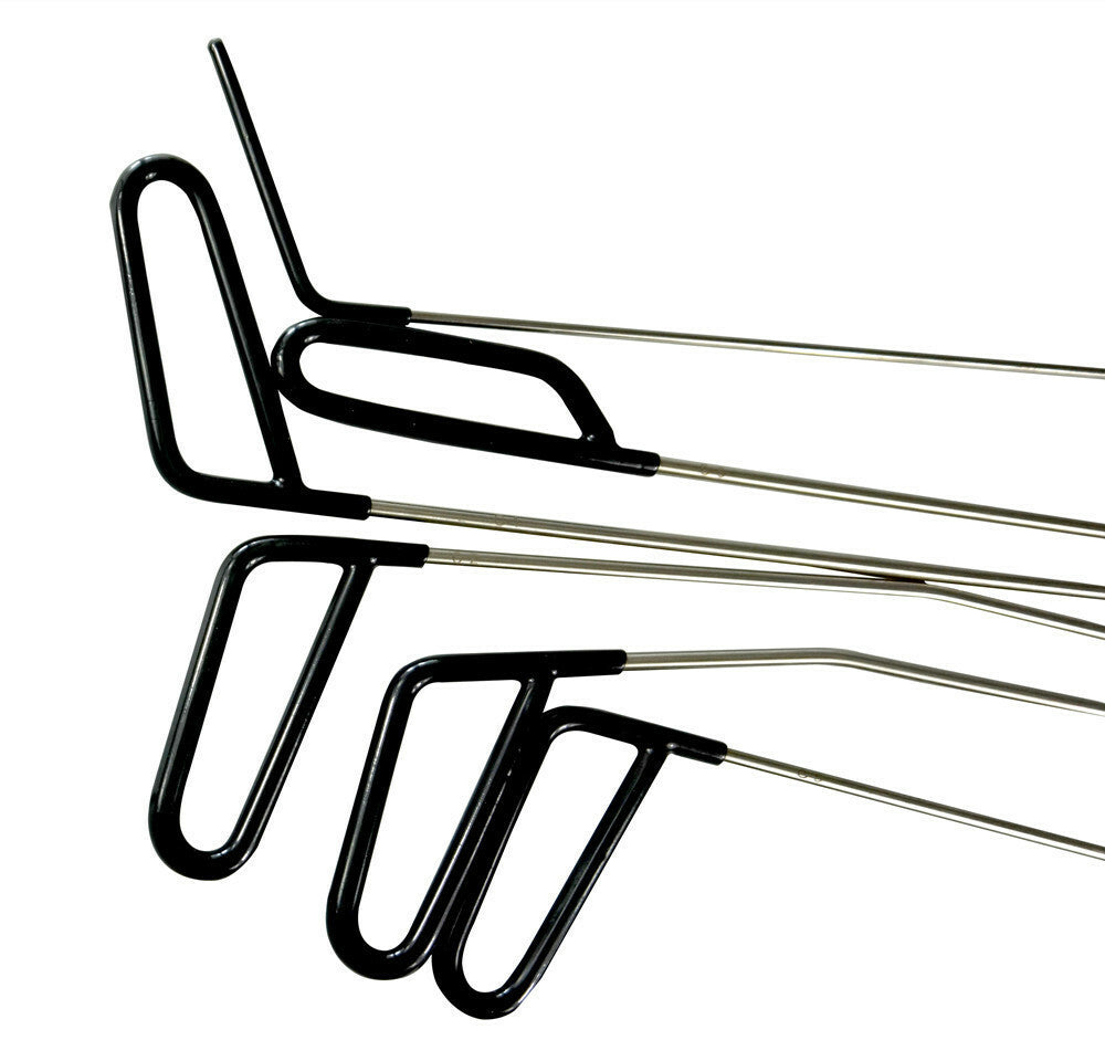 PDR - Auto Dent Repair Rods, Dent Repair Hooks, Push Rods And Hammer v