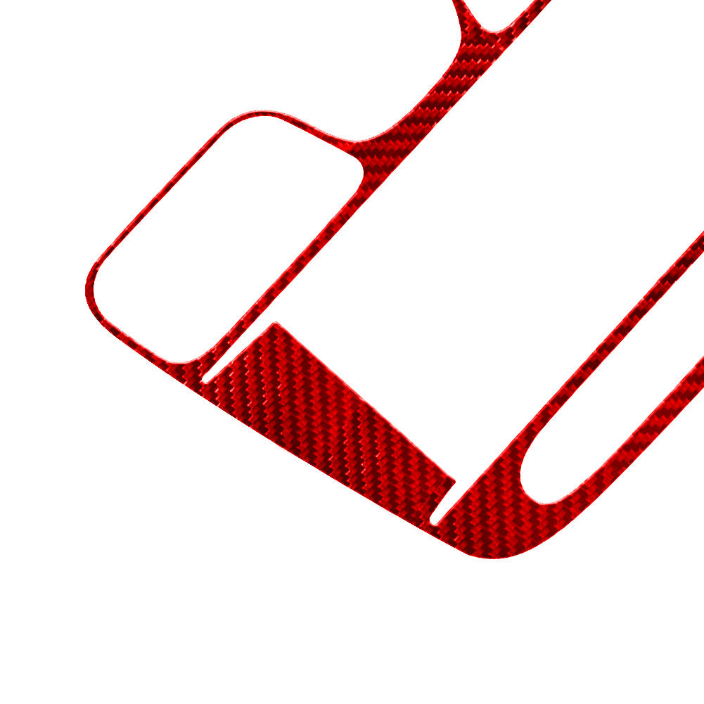 4Pcs Red Carbon Fiber Front Window Panel Cover Trim For X1 F48 2016-2018 v
