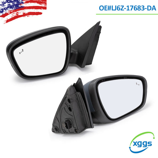 Pair Left + Right Side Mirror With Blind Spot / Heat Fits for Ford Escape 20-23 NEW