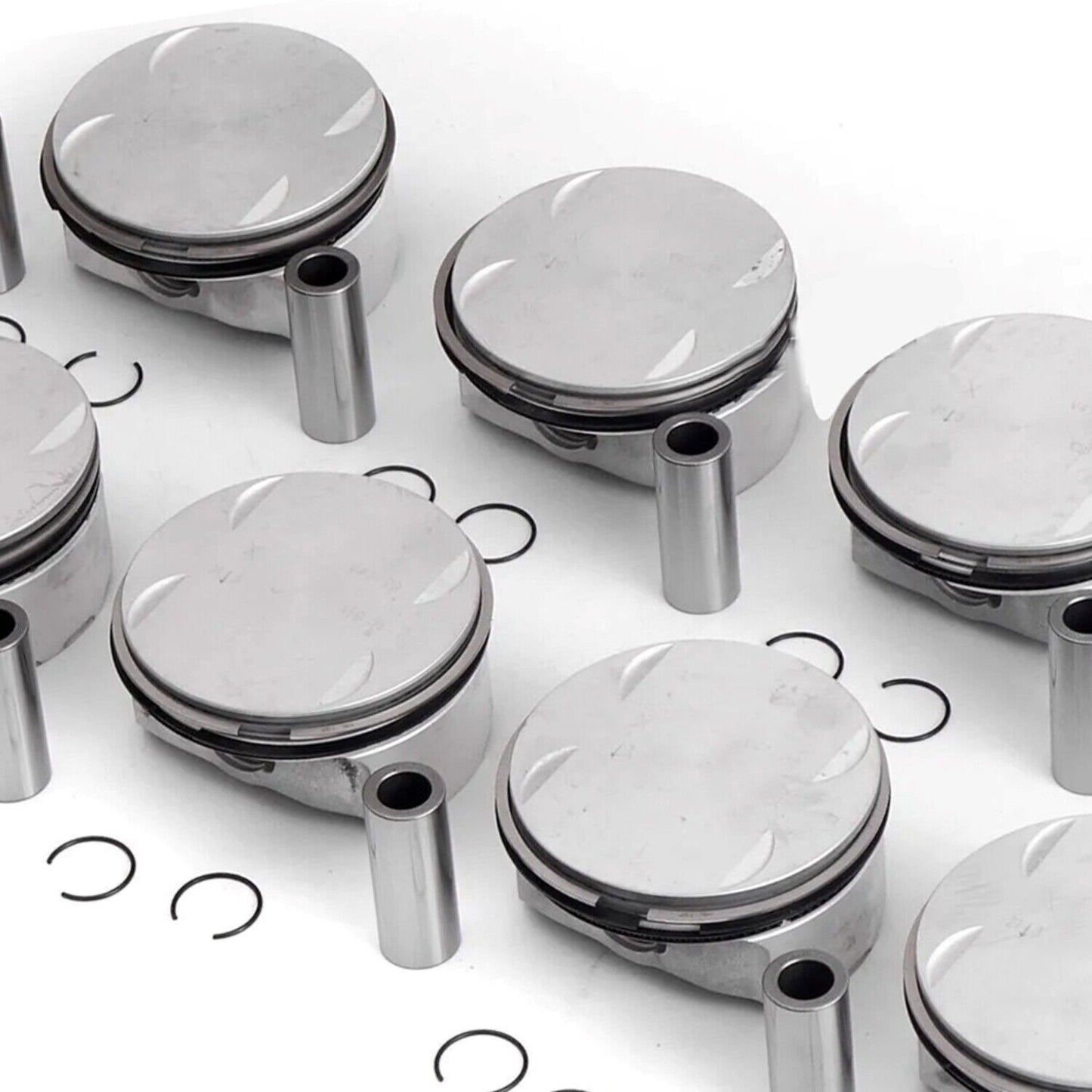 8X Pistons Rings Set Fits for Mercedes-Benz GL550 E500 S550 W212 W221 M273 5.5 V8