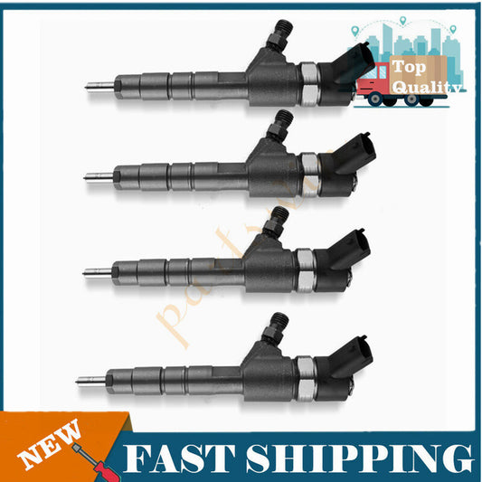 4-pack of new fuel injectors for engines 129E01-53100 0445110508 4TNV98CT - n