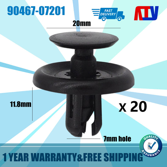 20x Wheel Arch Lining Clips Inner Wing Clips Engine Cover Clips FIT for TOYOTA for LEXUS