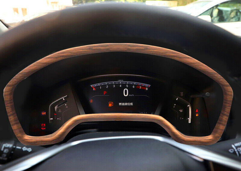 Dashboard Panel Frame Cover Trim for Honda CRV CR-V 2017-2022 Matte Peach Wood