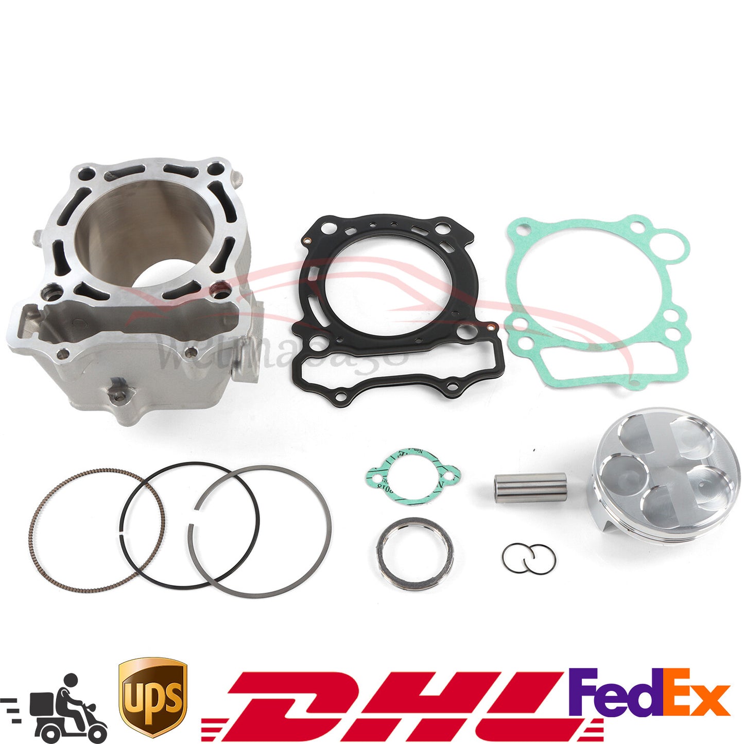 for Yamaha YZ250F WR250F 2001-2013 Cylinder Piston Rings Top End Gaskets Kit NEW 209