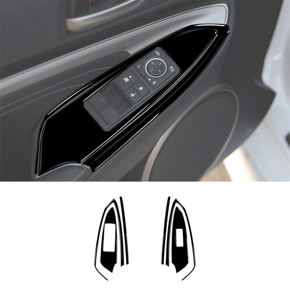 7Pcs Carbon Fiber Air Vent Outlet Cover Trim For C Class W204 v
