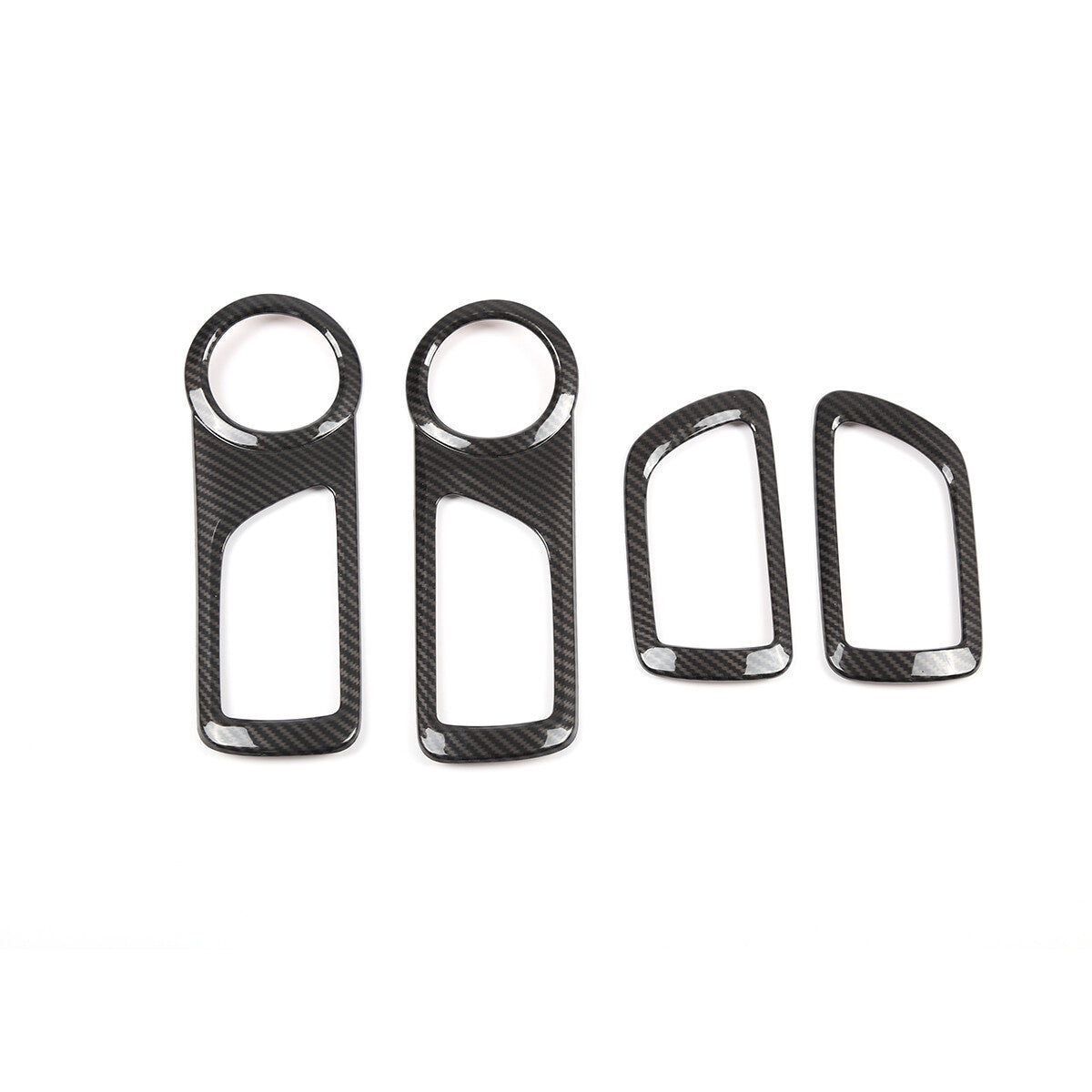 ABS Black Center Armrest Box Cover Rear Storage Tray for Honda Pilot 2015 - 2022- v