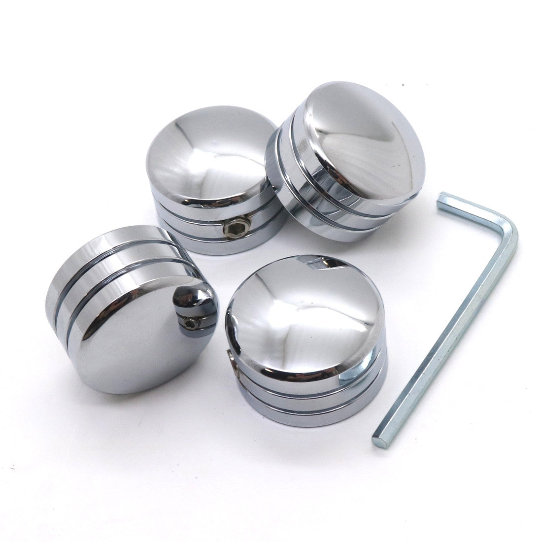 Chrome Spark Plug Head Bolt Cap Cover Plug for Harley Twin Cam Touring 1999-2017 Q