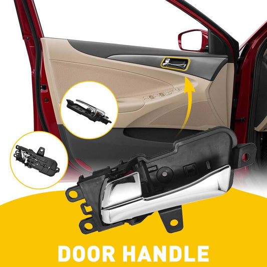 Interior door for CHRome handle for 11 - 14 for Hyundai Sonata left rear front - v