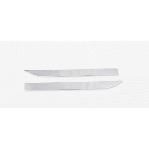 for Kia Carnival 22-23 silver steel Rear Bumper Corner Anti-rub Lip Cover Trim n