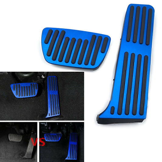 No Drilling Gas Brake Foot Pedal Cover AT Kit FIT 2018-2020 for Toyota for Camry Blue