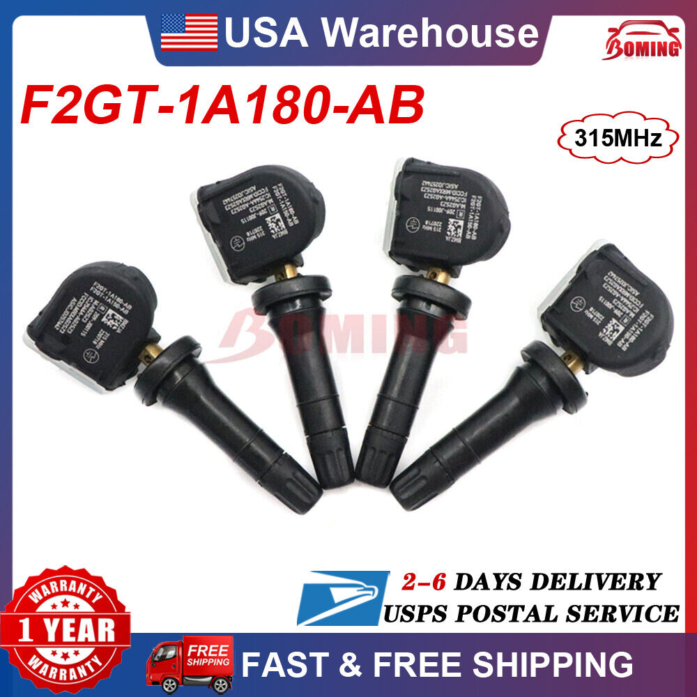 4x F2GT-1A180-AB NEW TIRE PRESSURE SENSOR TPMS for FORD for MUSTANG EDGE F-150 15-19