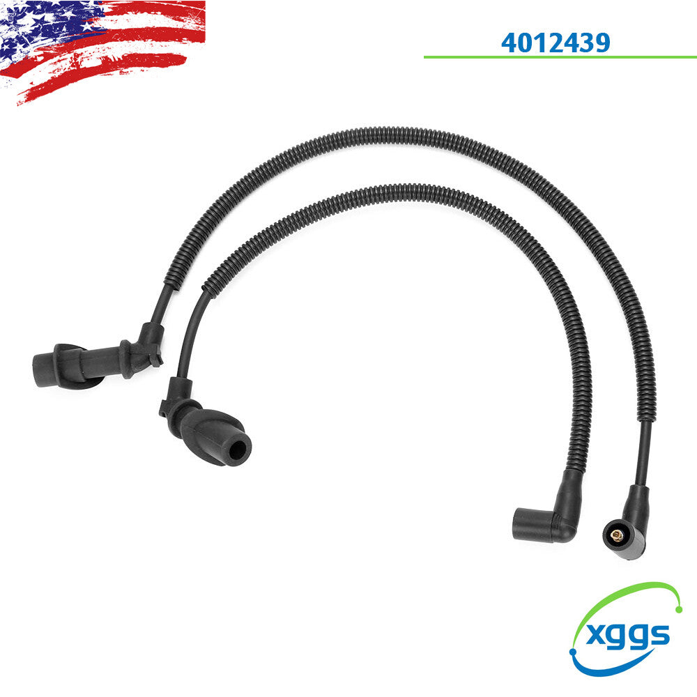 Replacement For 09 for Polaris Ranger Crew 700 Ignition Coil Spark Plug Wire 4012439 Q