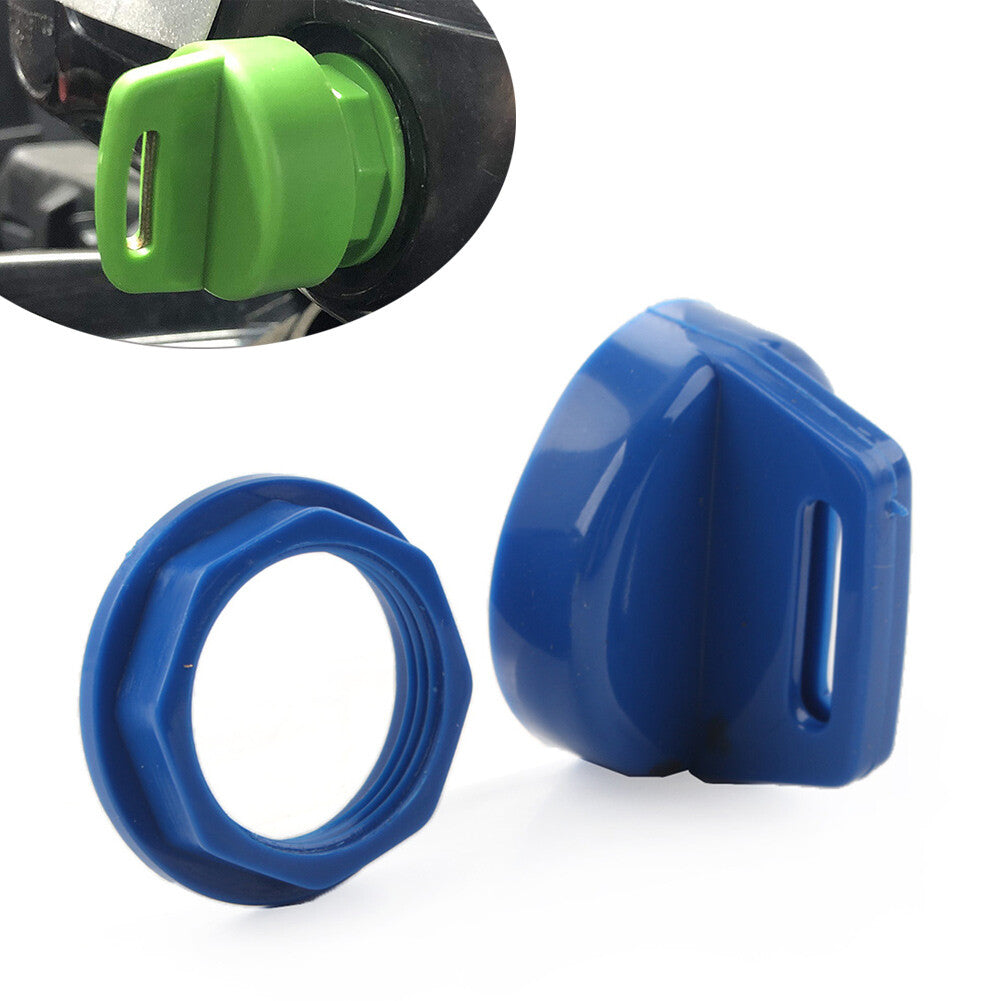 Ignition Key Cover w/Nut Fit for Polaris RZR XP 800-1000 Ranger Sportsman Blue NEW