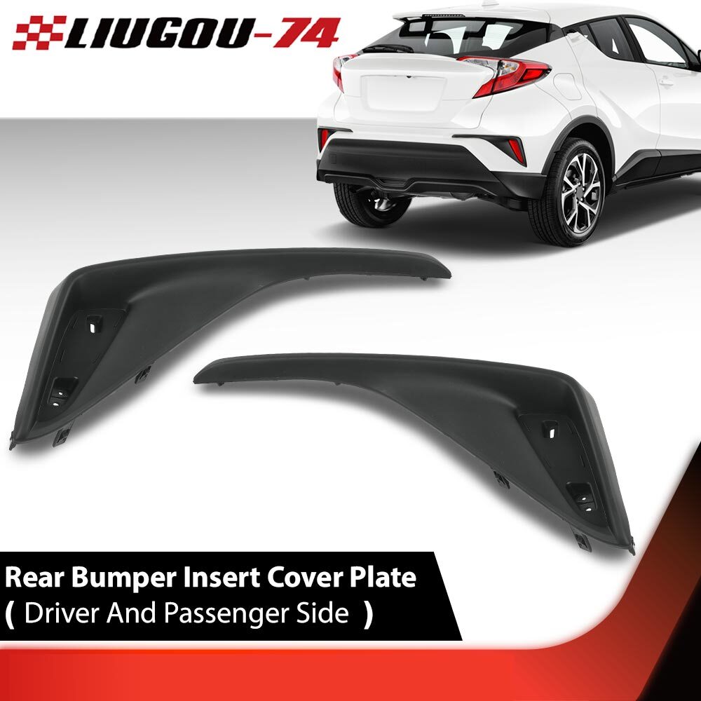 Bumper Filler Kit Fits 2018 - 2021 for C-HR Rear Driver and Passenger Side - v