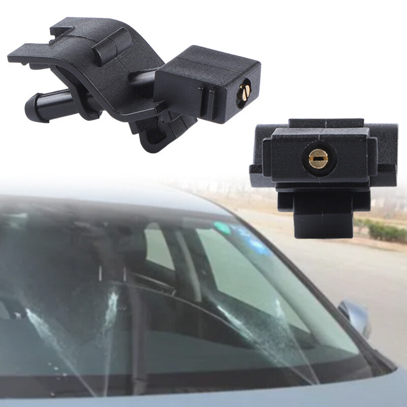 2x Windshield Water Washer Nozzle Jet Spray Black for Toyota for Corolla for Camry for Lexus