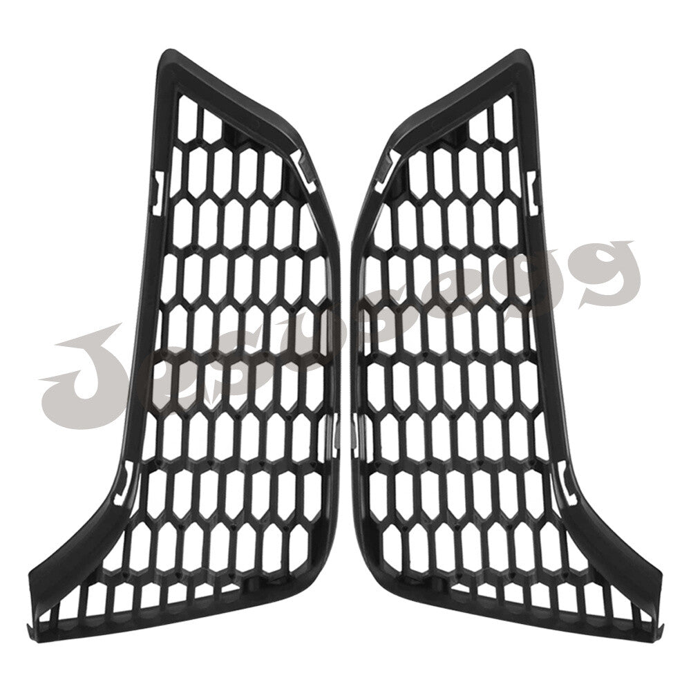 Pair Fits for BMW F80 F82 F83 Front Bumper Open Grille Left + Right Side Black