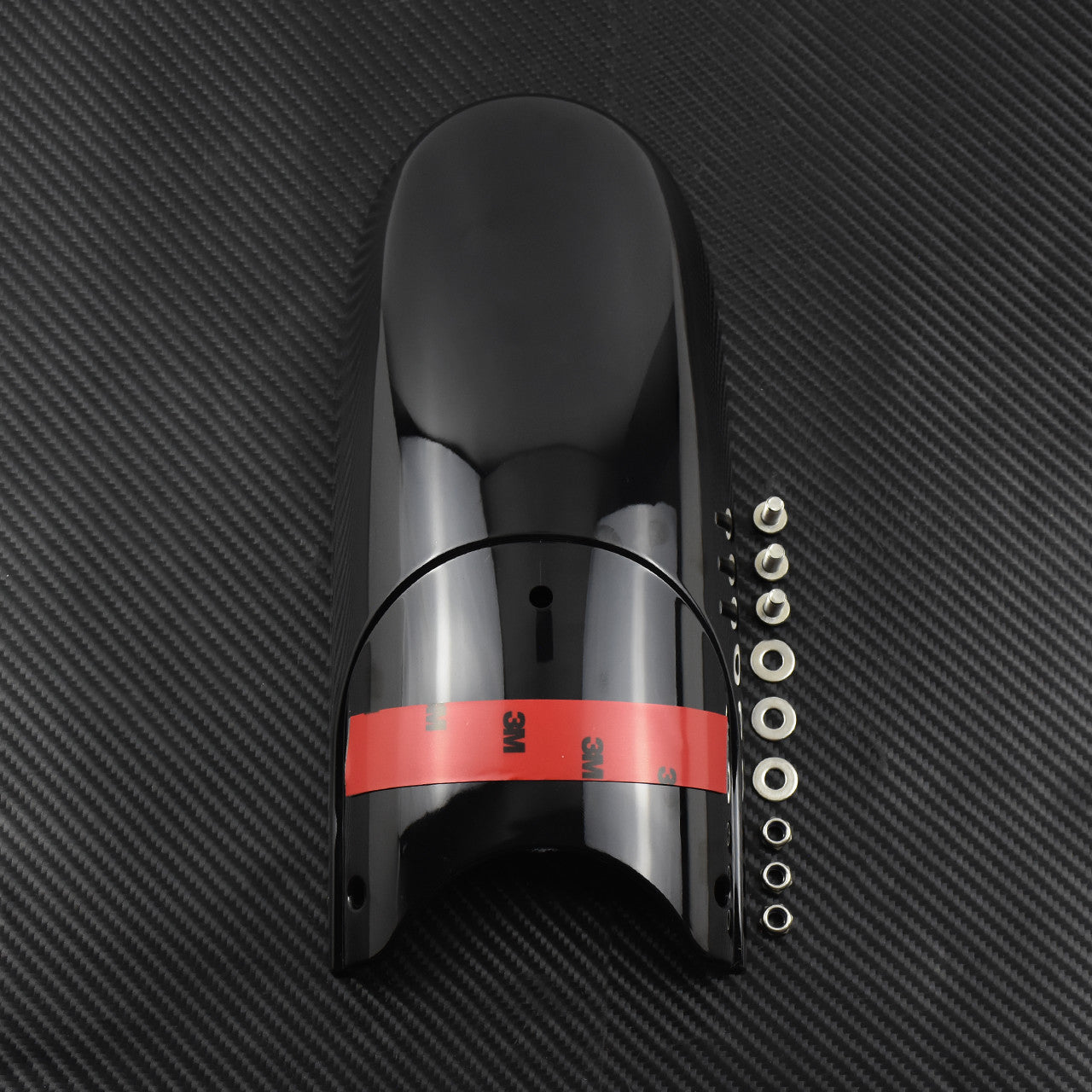 10cm Front Fender Extender Fit for Harley Sportster 883 1200 Dyna Softail V-Rod Q