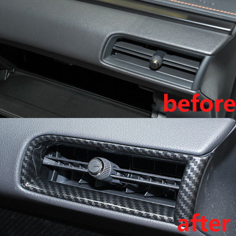 Suitable for Corolla 2020-23 LE XLE black titanium alloy console shift panel cover- v