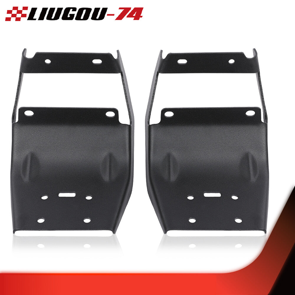 Fits 2015 2016 - 2022 for F150 Black Running Board Bracket 2 Pieces/Set - v