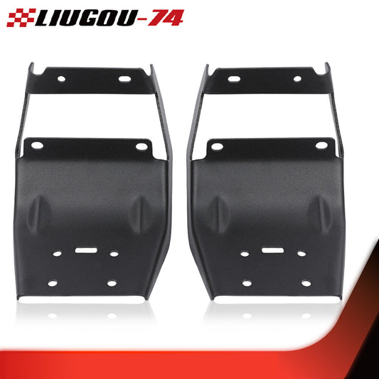 Fits 2015 2016 - 2022 for F150 Black Running Board Bracket 2 Pieces/Set - v
