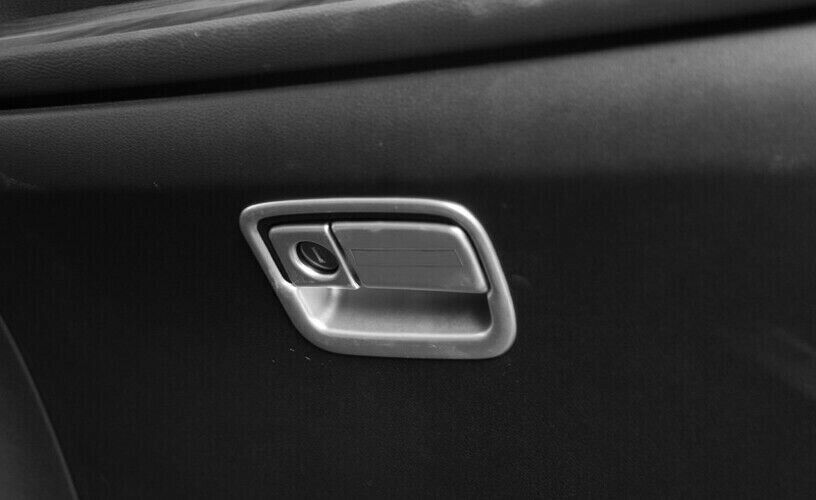 for Co -Pilot Storage Box Handle Sticker Trim for Honda CRV CR-V 17-2022 Matte Silver
